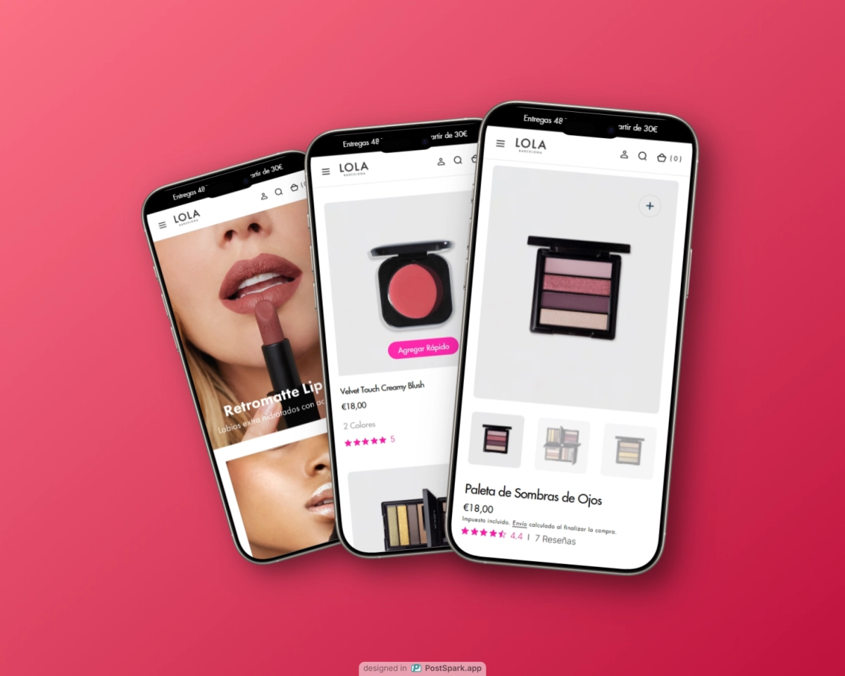 Lola Barcelona Website